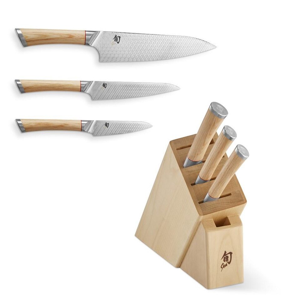Shun Hikari 4Piece Knife Set Williams Sonoma AU